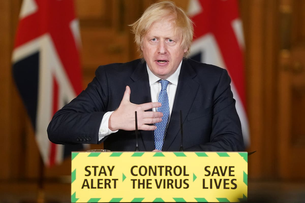 El primer ministro británico Boris Johnson pasó tres días en terapia intensiva luego de contraer el coronavirus