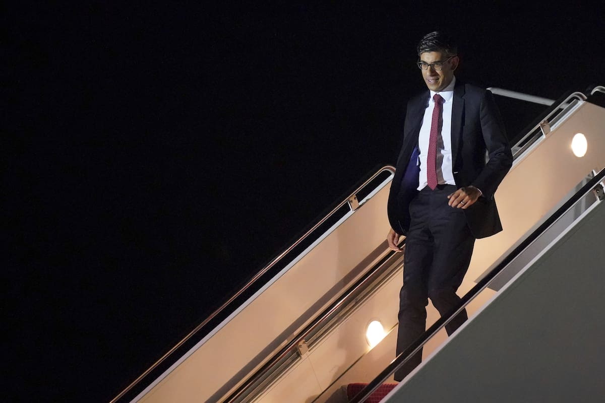 El primer ministro británico Rishi Sunak