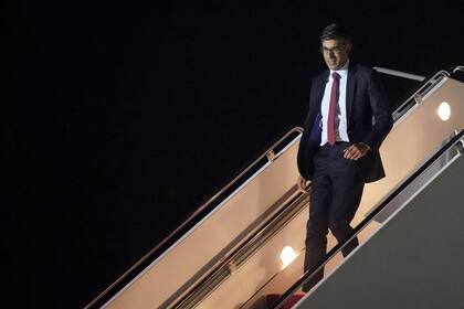 El primer ministro británico Rishi Sunak