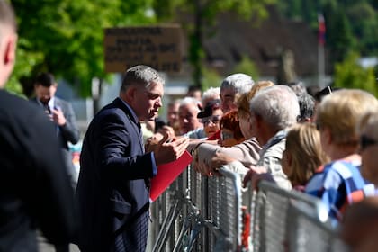 El primer ministro de Eslovaquia Robert Fico