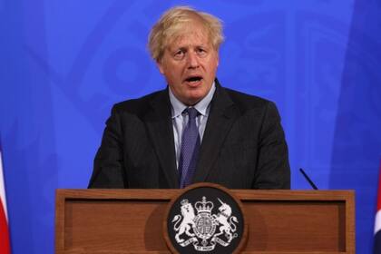 El primer ministro de Gran Bretaña Boris Johnson