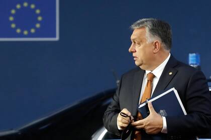 El primer ministro de Hungría Viktor Orban en Bruselas