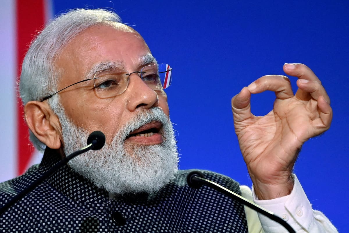 El primer ministro de India, Narendra Modi