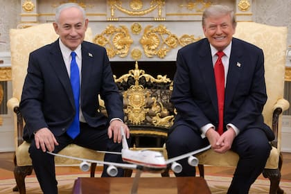 El primer ministro de Israel, Benjamin Netanyahu, junto al presidente de Estados Unidos, Donald Trump, en la Casa Blanca en Washington, el 28 de julio de 2026
