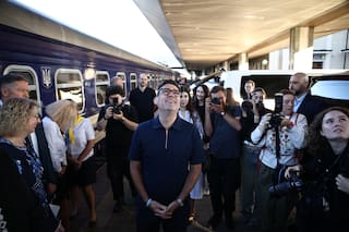 Líderes europeos acompañan a Zelensky en Kiev mientras Ucrania celebra su Día de la Independencia