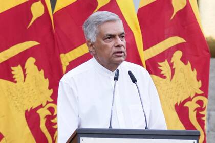 El primer ministro esrilanqués, Ranil Wickremesinghe.