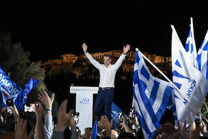 El primer ministro griego, Kyriakos Mitsotakis, ganó en las elecciones en Grecia