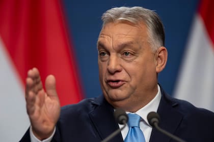 El primer ministro húngaro Viktor Orban en conferencia de prensa en Budapest