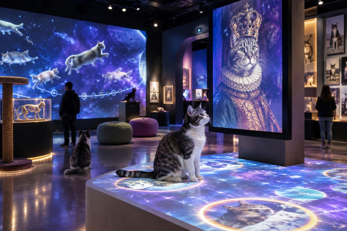 El primer Museo del Gato del mundo abrió sus puertas en Ciudad de México con una experiencia inmersiva dedicada a la historia y el comportamiento de los felinos