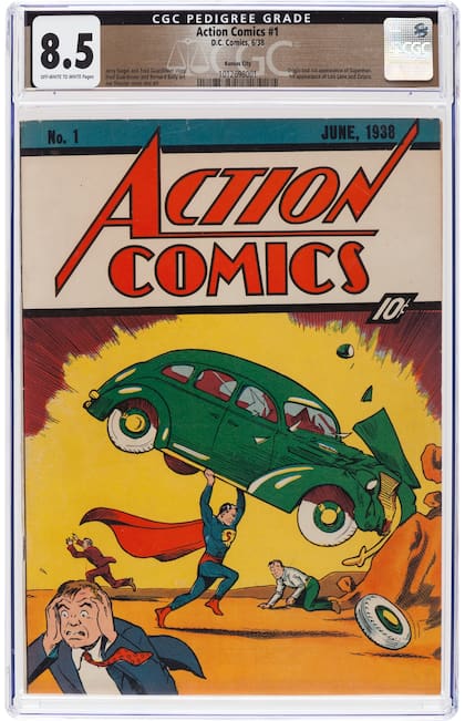 El primer número de la historieta de Superman fue vendido en 2024 por US$6 millones