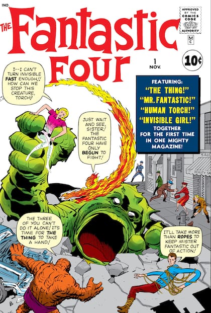 El primer número de Los 4 Fantásticos