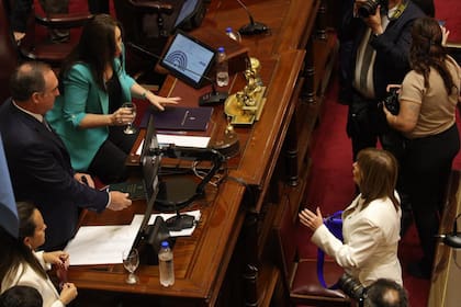 El primer roce entre Villarruel y Bullrich en el Senado