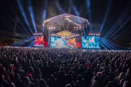 El primer show de la gira Gracias Totales en Bogotá, Colombia