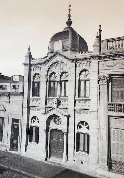 El primer templo, según el proyecto de Carlos Nordmann.