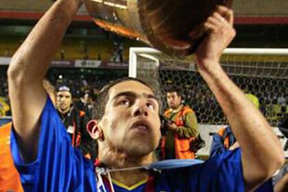 El primer título de Tevez con Boca fue la Copa Libertadores 2003