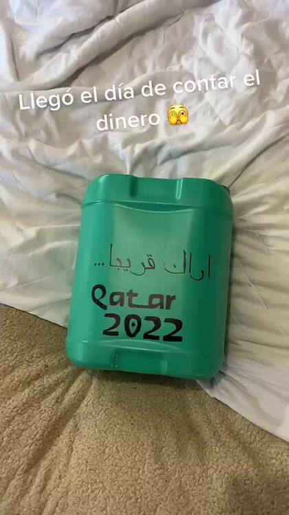 El primer video donde rompieron la alcancía del viaje a Qatar