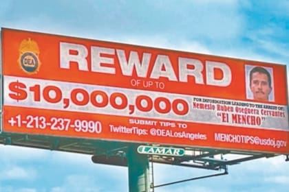 El principal objetivo de la DEA es la captura del capo mexicano Nemesio Oseguera Cervantes, alias "El Mencho", líder del cartel Jalisco Nueva Generación (CJNG)