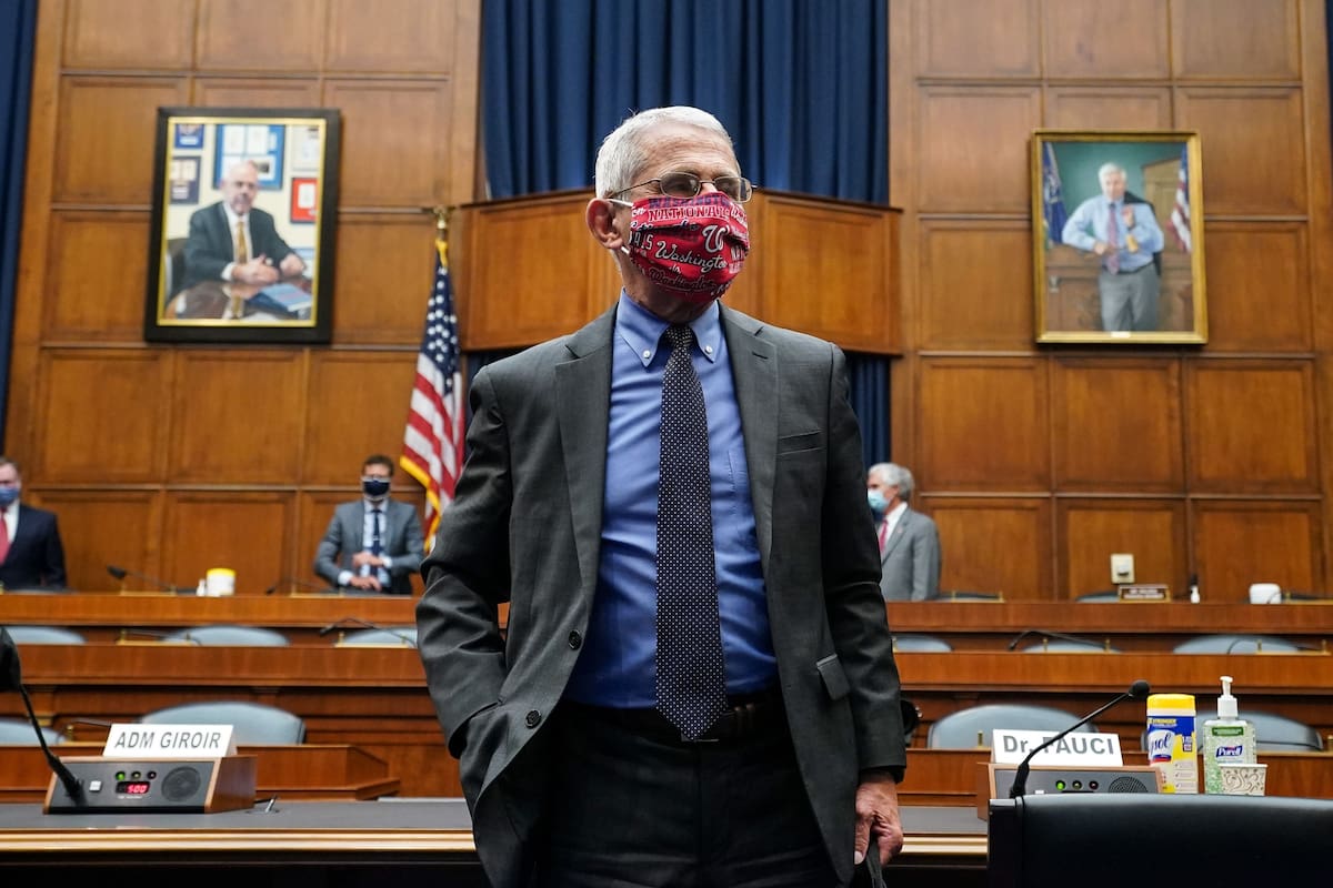 El principal responsable científico en la lucha contra el coronavirus en Estados Unidos, Anthony Fauci