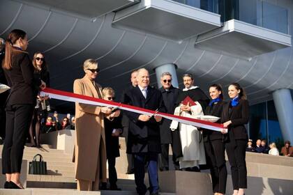 El príncipe Alberto y su esposa, la princesa Charlene, inauguraron el nuevo barrio el 4 de diciembre de 2024