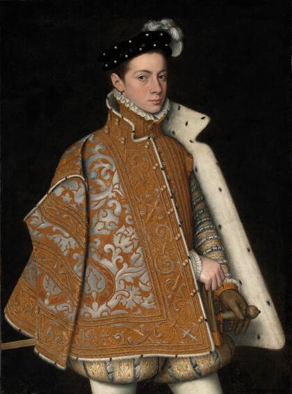 El príncipe Alessandro Farnese, retratado en 1560