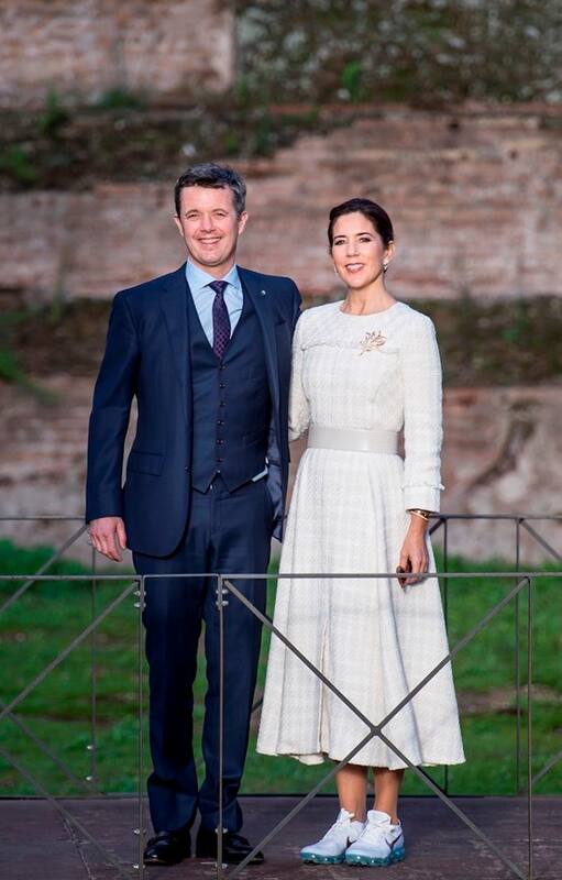 El príncipe Federico de Dinamarca y Mary Donaldson en Roma 2018