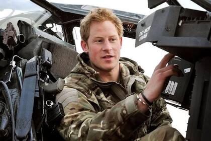 El príncipe Harry, durante su servicio en el Ejército británico