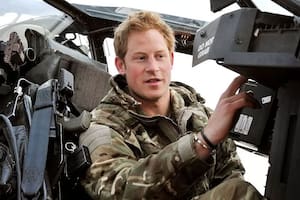El príncipe Harry, durante su servicio en el Ejército británico