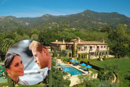 El príncipe Harry y Meghan Markle viven en una lujosa mansión en el barrio de Montecito, situado en Santa Barbara, California