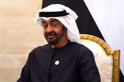 El príncipe heredero de Abu Dabi Mohammed bin Zayed Al-Nahyan