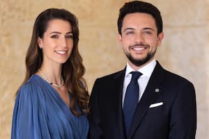 El príncipe heredero de Jordania y su prometida