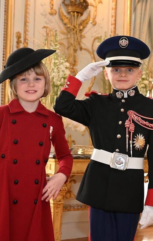 El príncipe Jacques y su hermana Gabriella