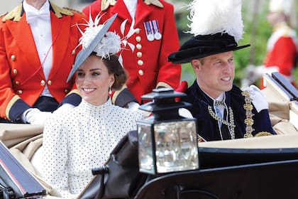 El príncipe William es miembro permanente de la Orden de la Jarretera.