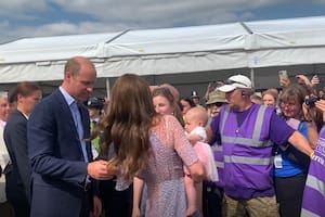 El príncipe William y Kate Middleton participaron de un evento masivo