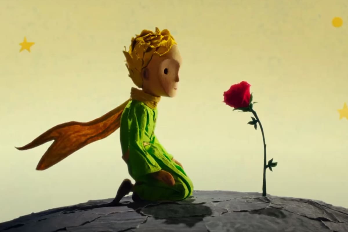 El principito y su rosa