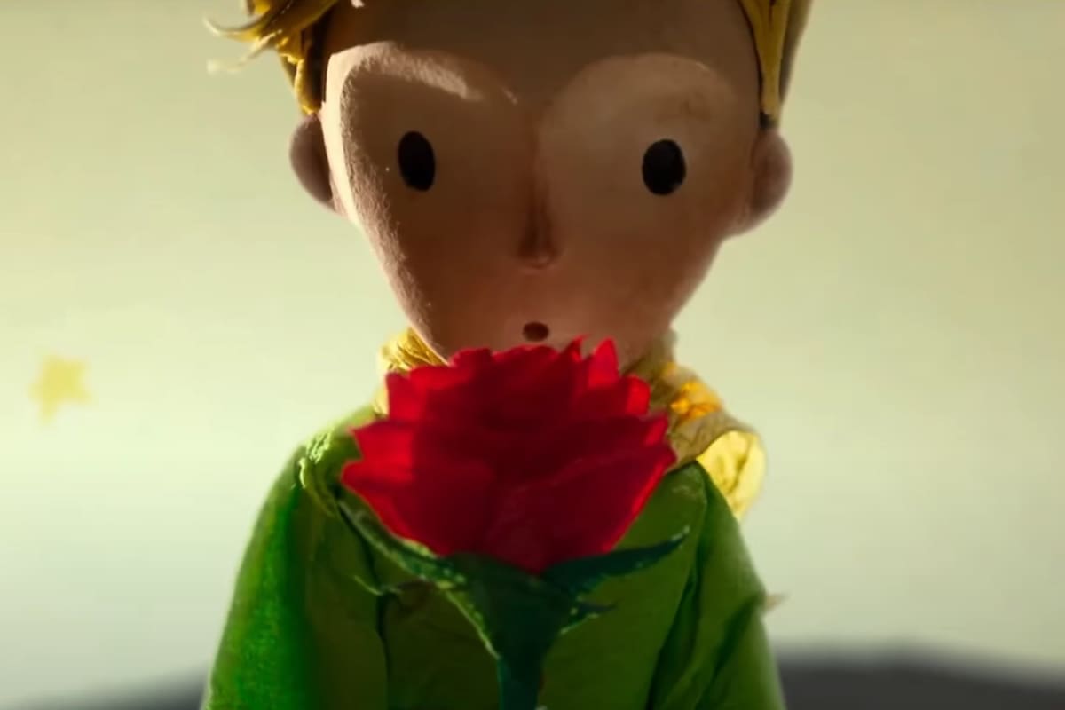 El principito y su rosa