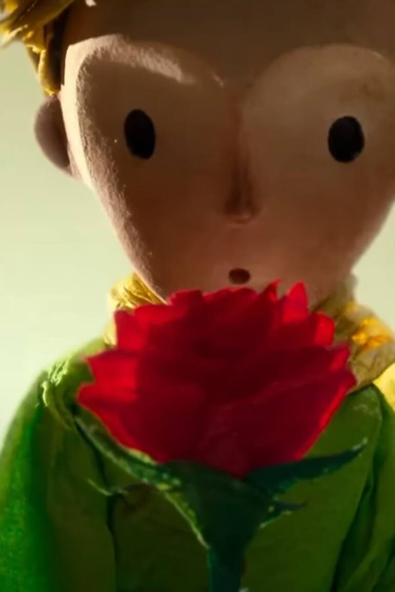 El principito y su rosa