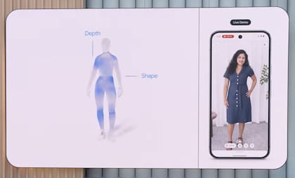 El probador de ropa virtual de Google, parte del nuevo AI Mode