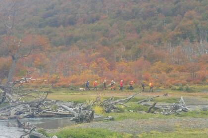 El procedimiento de búsqueda de los turistas movilizó a la denominada Comisión de Auxilio