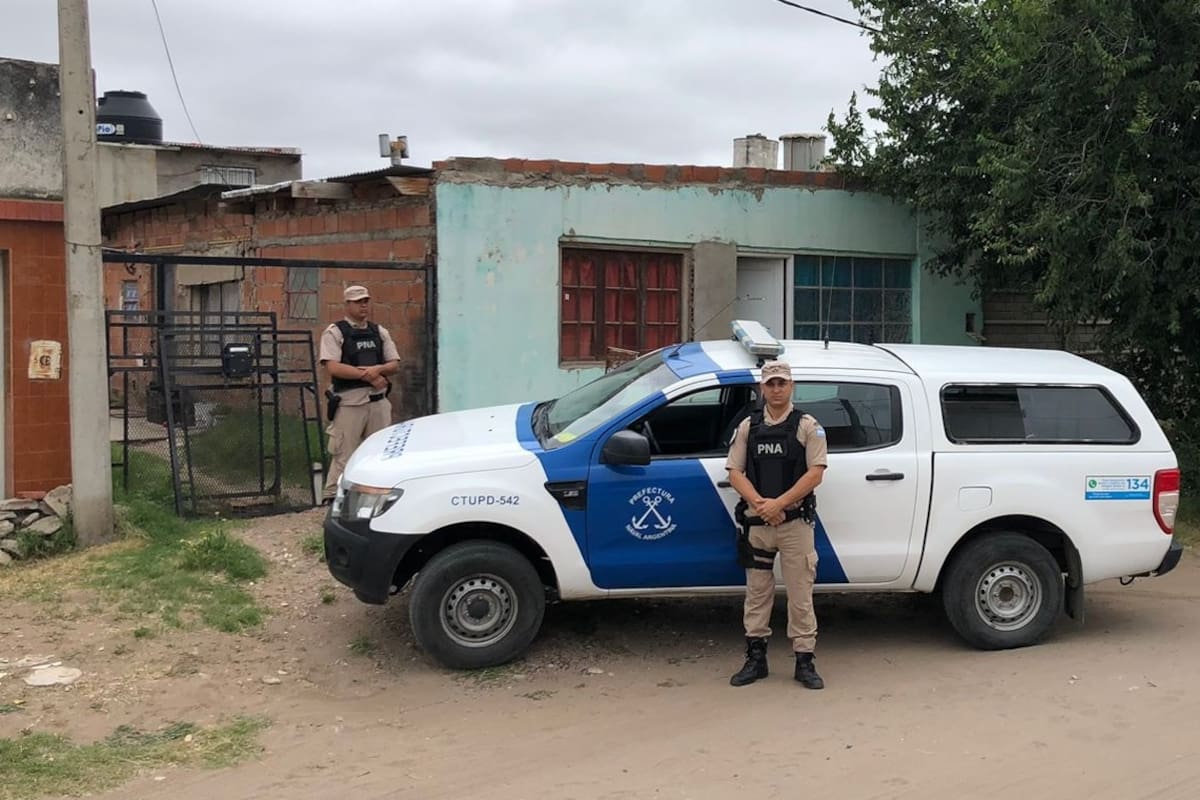 El procedimiento de la Prefectura se desarrolló en el partido bonaerense de Coronel Rosales