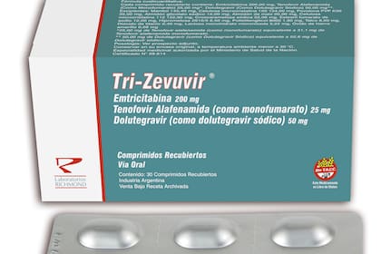El producto contiene los antivirales dolutegravir (DTG) con emtricitabina (FTC) y tenofovir alafenamida (TAF)