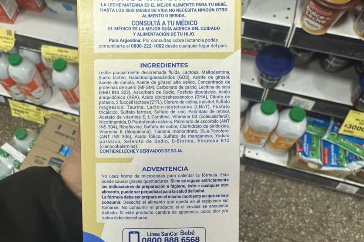 El producto secuestrado imitaba una fórmula infantil en polvo de una reconocida marca y formaba parte de una investigación por presunta falsificación alimentaria