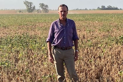 El productor agropecuario Adrián Barrau