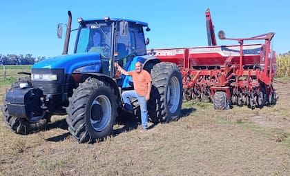 El productor agropecuario y contratista rural Omar Tarramasco