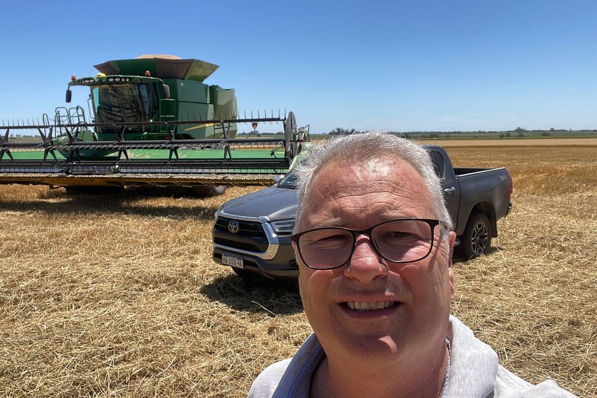 El productor agropecuario y contratista rural Javier Domenech