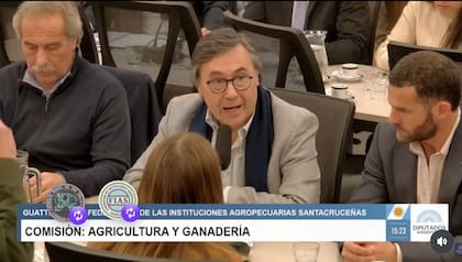 El productor César Guatti, representante de la CRA ante los Diputados