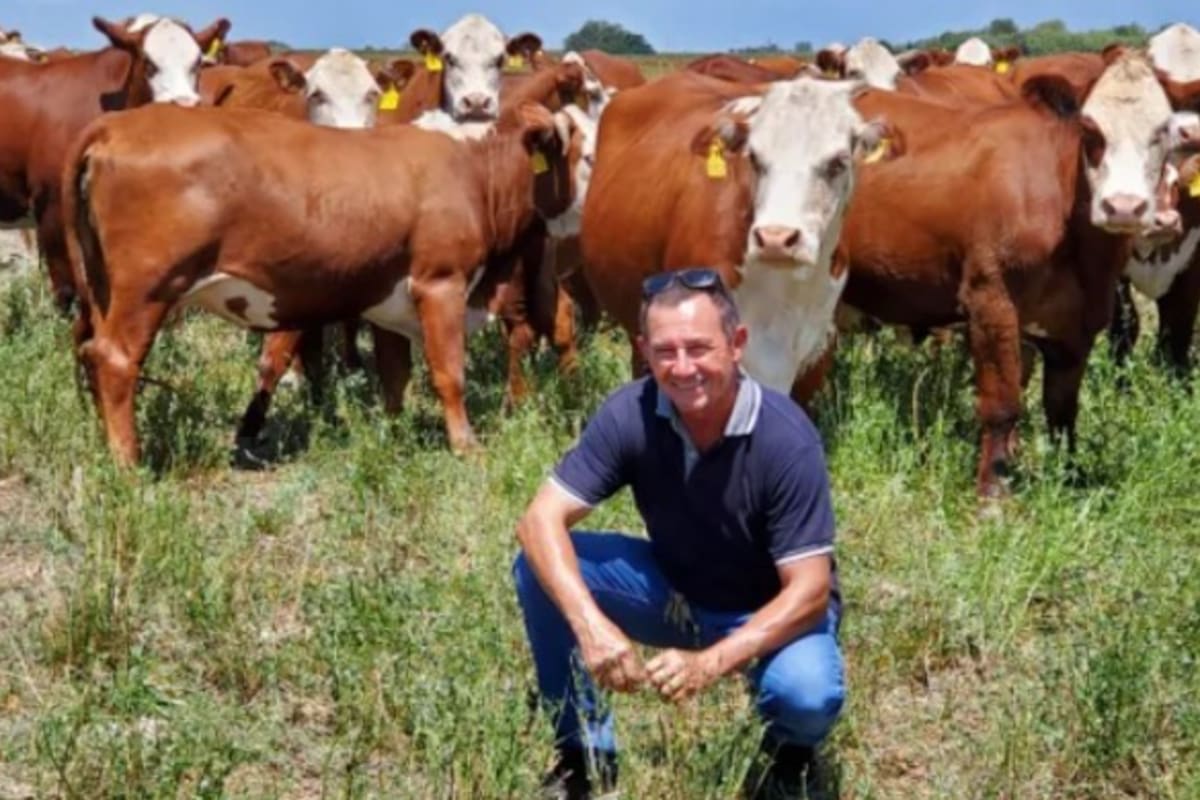El productor del sur de Santa Fe, Silvio Montenegro