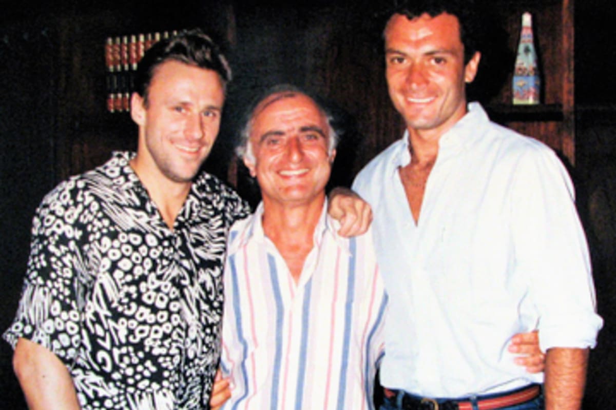 El Profe, junto con Björn Borg y Batata Clerc