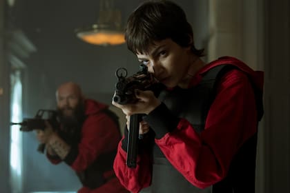 El Profesor, en una escena de La casa de papel 4