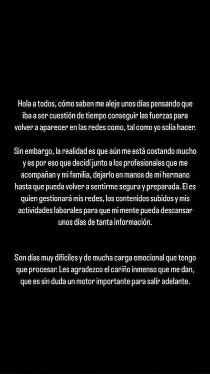 El profundo mensaje de Flor Moyano al abandonar el uso de sus redes sociales