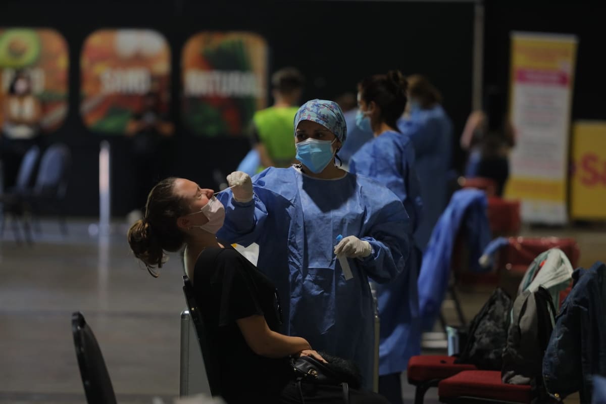 El promedio nacional de testeos para el período analizado es de 44.831